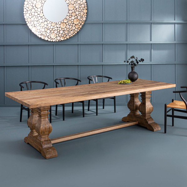 Table magistrale Pieds vieux bois